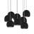 8 - Light Dimmable Dome Chandelier-24259017-24259020-24257280