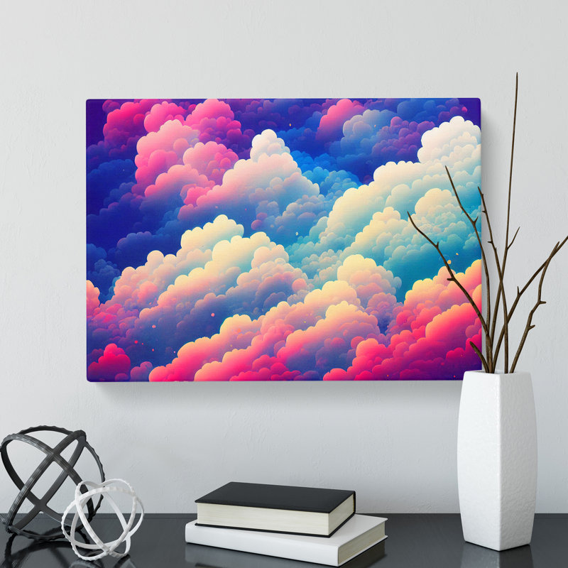 Fluffy Clouds Vol.2 - Wrapped Canvas Print, 35cm H x 50cm W x 3cm D