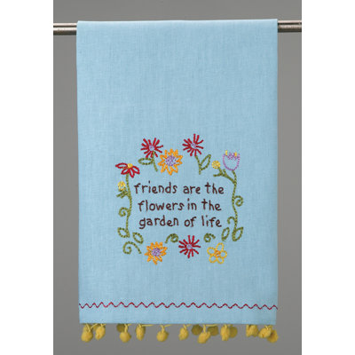 Embroidered Tea Towel Kitchen Towel