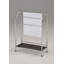 Porte-serviettes sur pied avec tablette de rangement Fidalgo