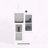 Cabinet Glass Doors Drawer Open Storage Easy Clean Assemble
