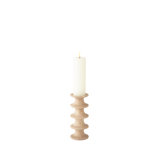 Ridge Alabaster Candlestick-Lg