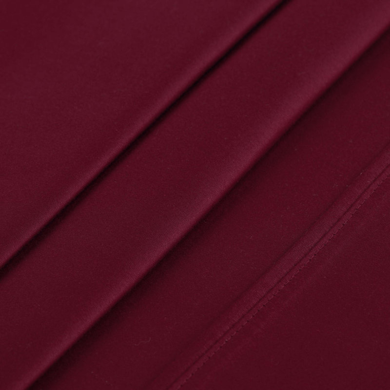 Ensemble de draps en satin de coton égyptien peigné de qualité supérieure à densité de tissage de 400 fils Superior, Simple