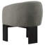 Fauteuil d'appoint rembourré brun Maciel