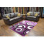 Tapis mauve à motif géométrique Cossette-40791290