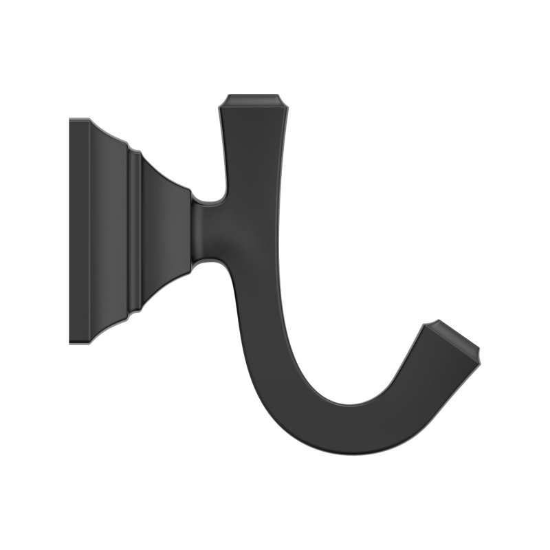 Wall Mounted Robe Hook, Matte Black