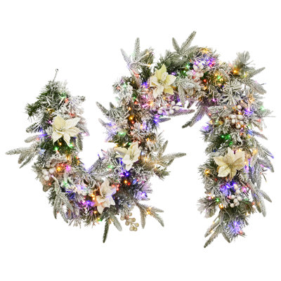 72'' in. Lighted Faux Fir Garland