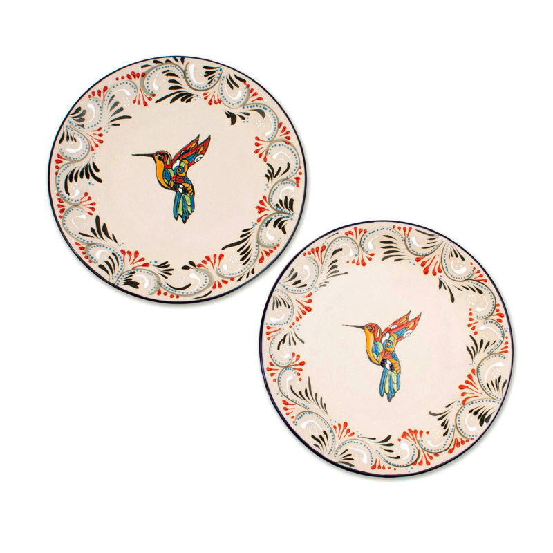 Assiettes à salade en céramique Pearsons (paire)
