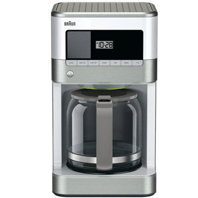 Braun BrewSense 12-Cup Drip Coffee Maker with Brew Strength Selector and Glass Carafe