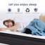Matelas hybride 12 po, ressorts ensachés individuellement-318946143
