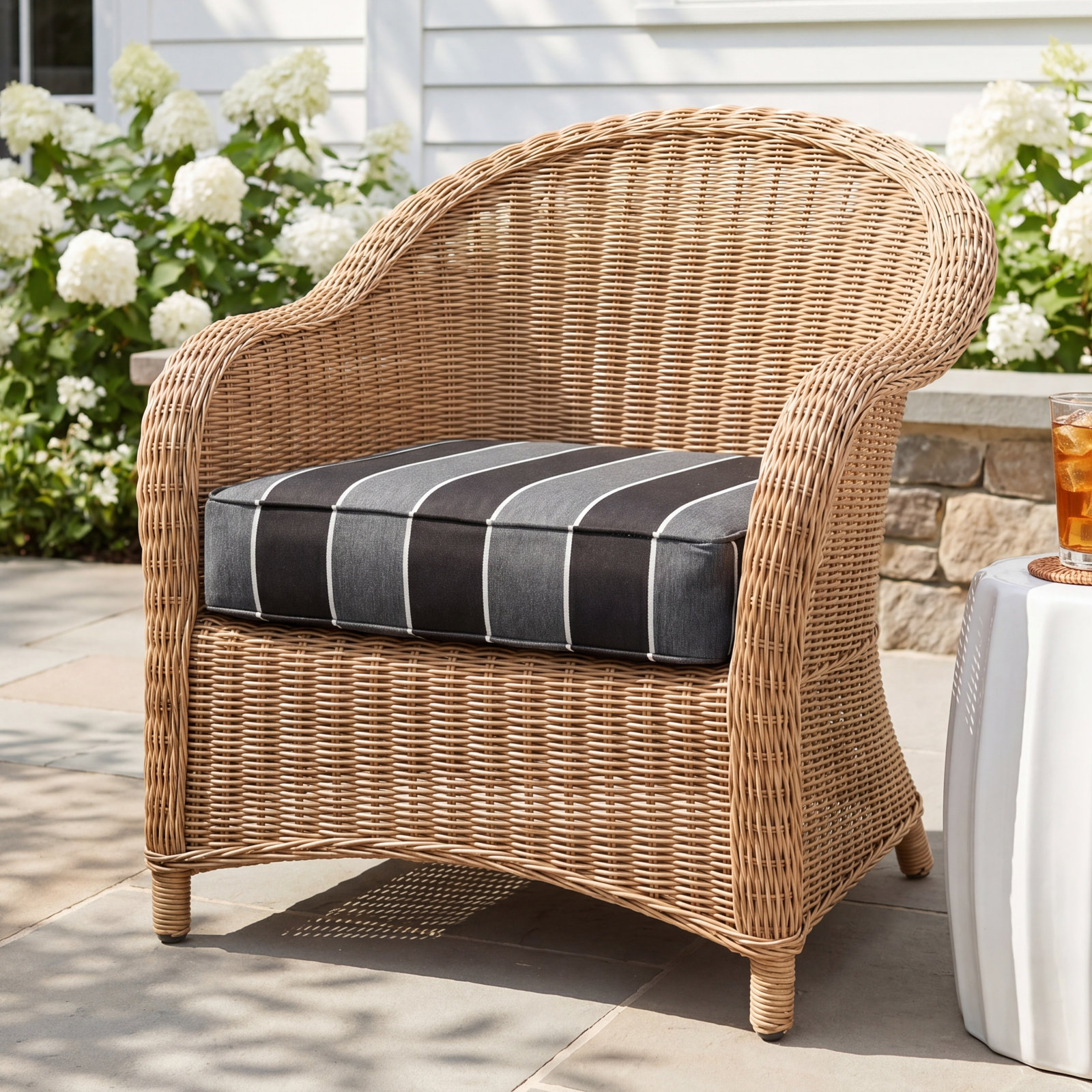 Sunbrella® Dining Chair Cushion, 23" W x 27" D