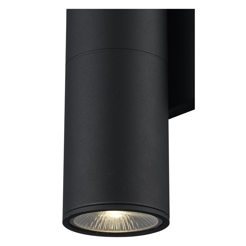Laurelle Collection, Tubular/Cylindrical, Outdoor Metal Wall Sconce Light ADA