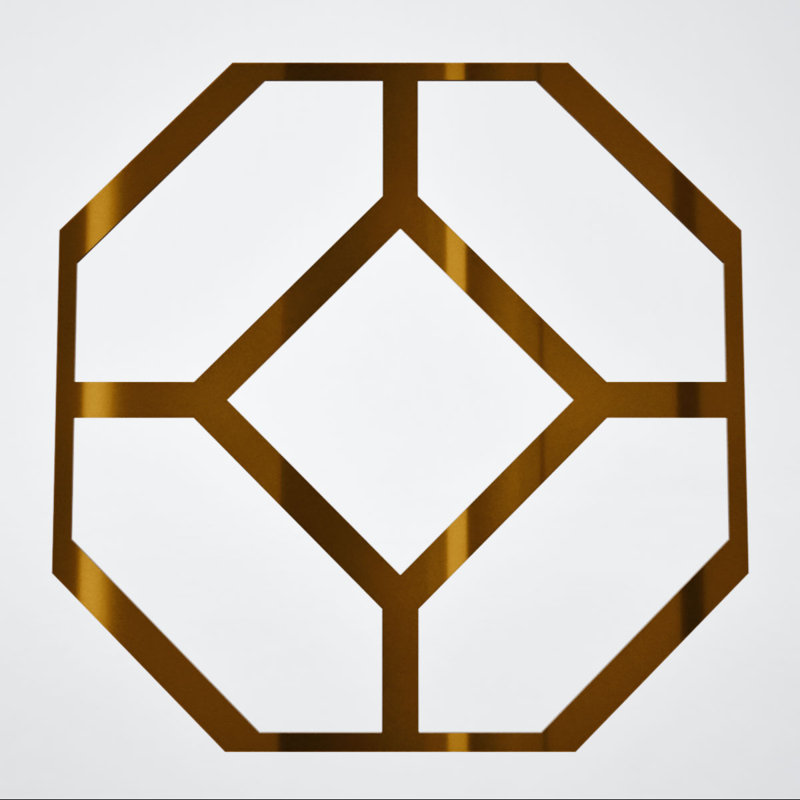 Panneaux de plafond décoratifs en acrylique très grand l 33 po x H 33 po x T 1/8 po, miroir bronze, 33" H x 33" W x 0.125" D