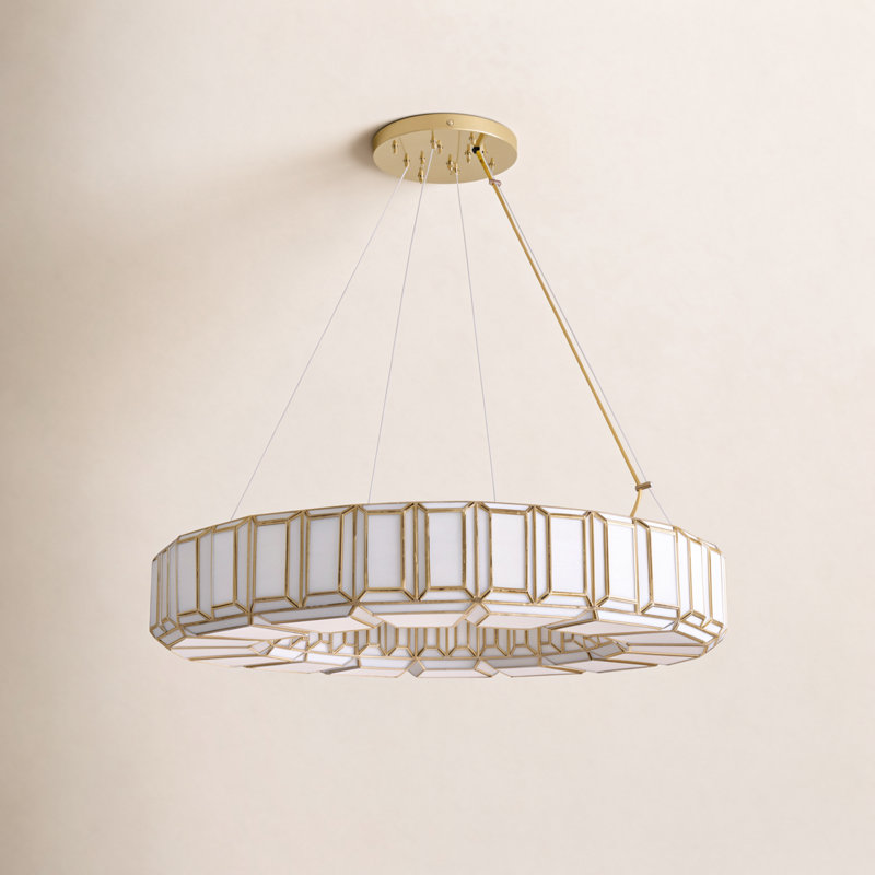 Lustre en laiton 12 lumières Belmont