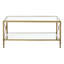 Blacke Frame Coffee Table with Storage
