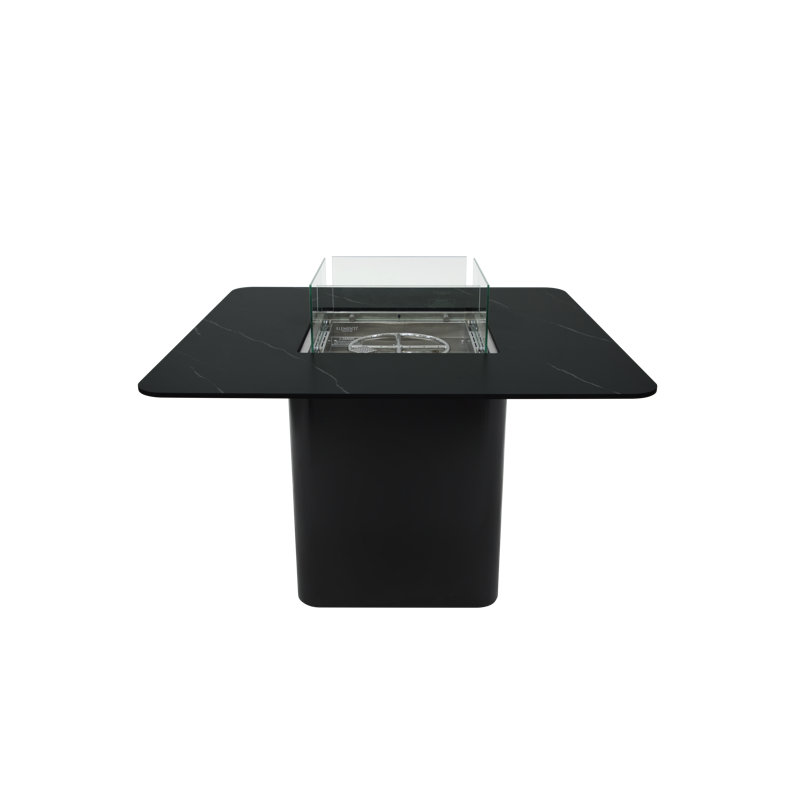 Square Propane Smokeless Fire Pit Table