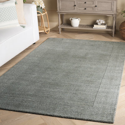 80% laine tissée à la main Metro 807; Tapis 20% coton sans motif