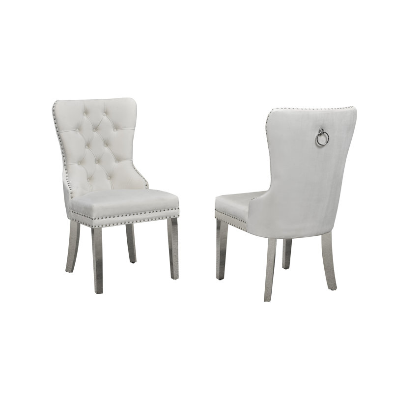 Chaise d'appoint Jaunna, Beige