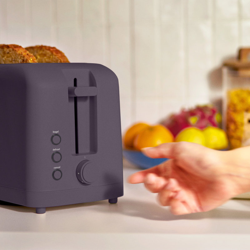 Bella 4 Slice Slim Toaster, Plum