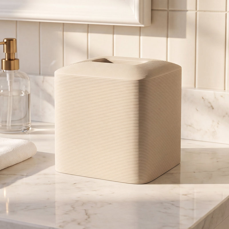 Hygge Porcelain China Tissue Box Cover