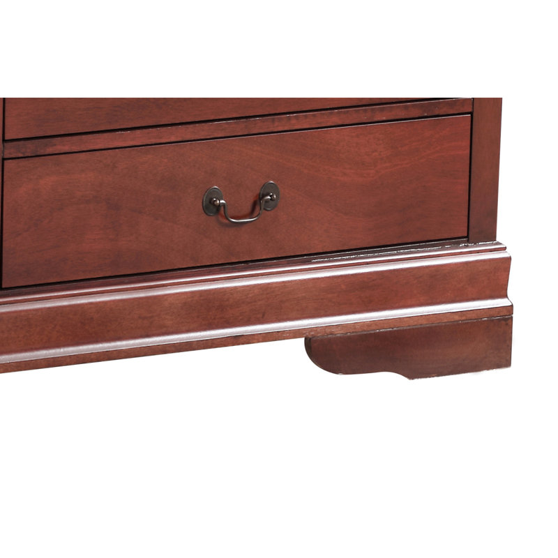 Commode Glory Furniture Louis Phillipe G3100-D, Rouge