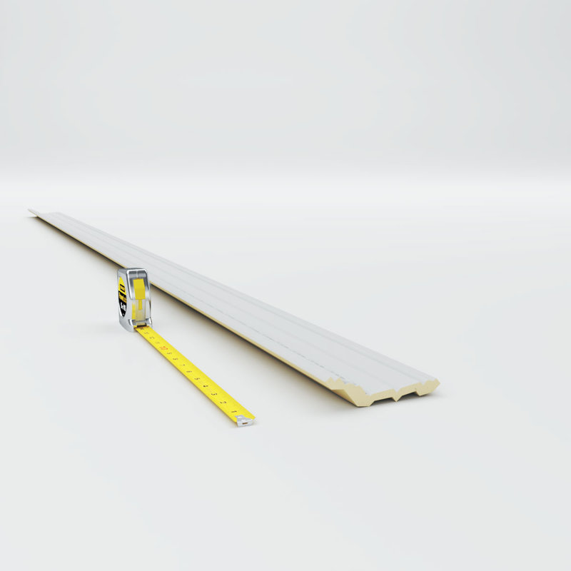 Primed White Polyurethane Egg and Dart Crown Moulding