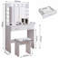 Thurston Dressing Table with Mirror-1104452117