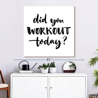 Tergel Did You Workout Typographie