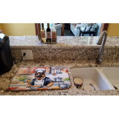 Tapis de cuisine German Shepherd The Chef