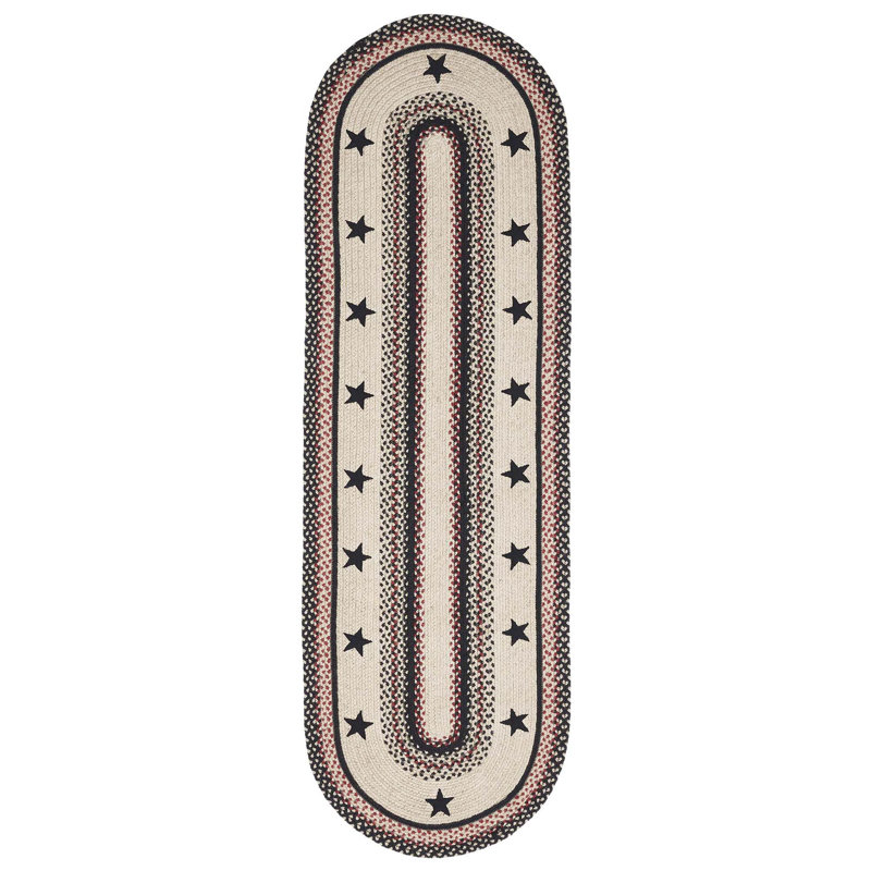 Privett Geometric Indoor Rug, Oval 1'10" x 6'