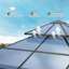 Pavillon de jardin à double toit en polycarbonate de l 10 pi x P 10 pi-122177724