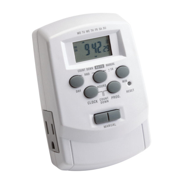 Symple Stuff Digital Timer with Daylight Sa - Wayfair Canada