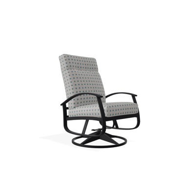 Chaise de patio pivotante avec coussins Askar