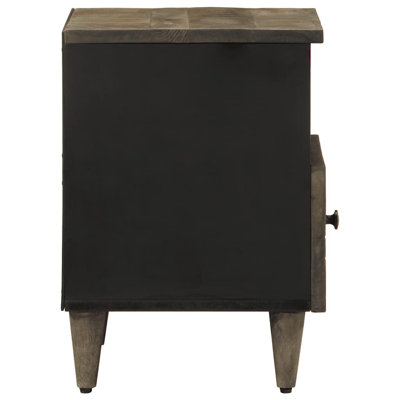40cm W Metal Bedside Table