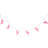 10-Count Pink Flamingo Summer Patio String Light Set 7.25ft White Wire