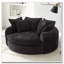 Fauteuil d'appoint rembourré en tissu chenille-48432667