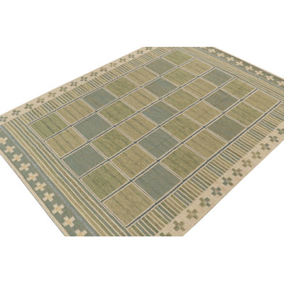 Wool Geometric Area Rug
