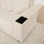 Canapé modulaire confortable en L en velours côtelé avec accoudoirs, siège moelleux à 3 places avec méridienne, 8 coussins et rangement pour la chambre à coucher-1341934129