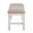 Modern Farmhouse Dining Bench With Textured Upholstered Seat And Sturdy 300 Lbs Support.