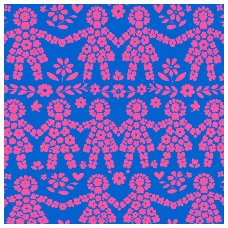 Couvertures à motif floral, L 60 po x H 80 po