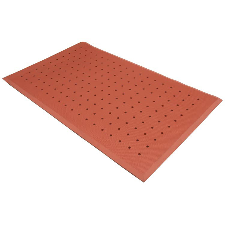 Soft Cloud 3 ft. x 5 ft. Garage Drain Flooring Rubber-Cal, Inc. 