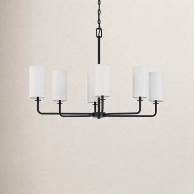 6 - Light Dimmable Chandelier