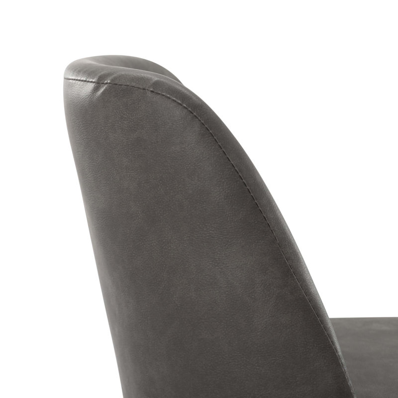 Tabouret de bar pivotant moderne avec revêtement en polyuréthane pour un îlot de cuisine et un confort à la maison