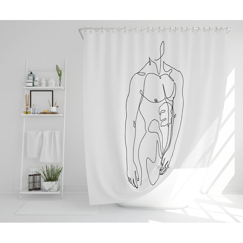 Ella-Jean Polyester Shower Curtain