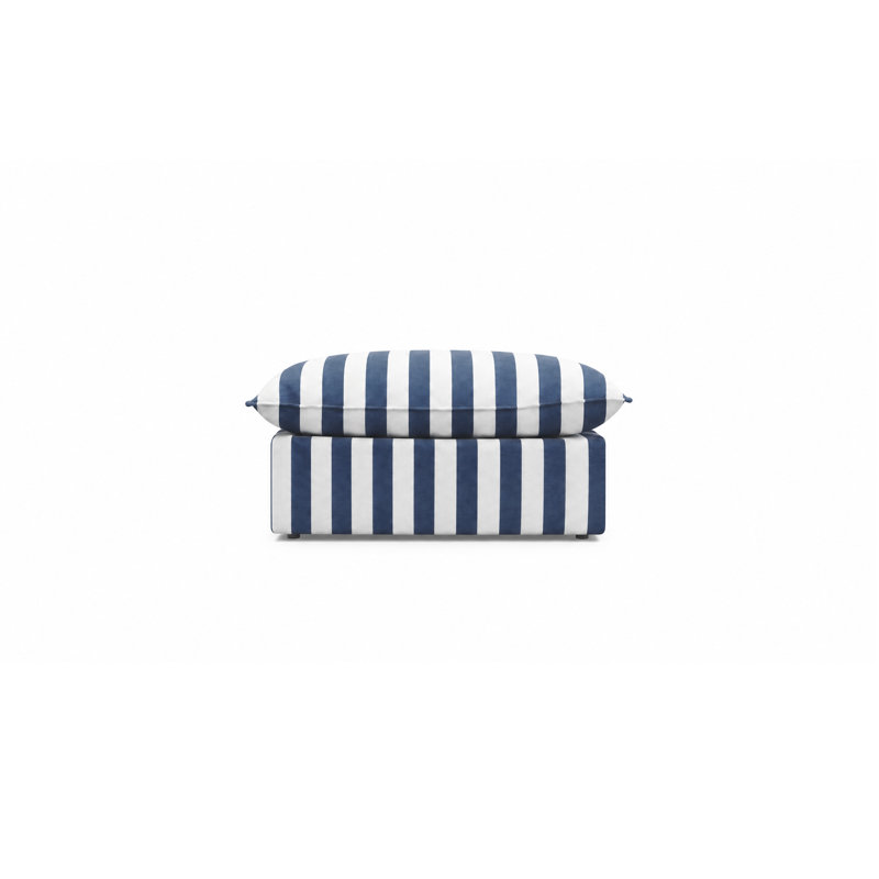 Stripe Outdoor Footstool