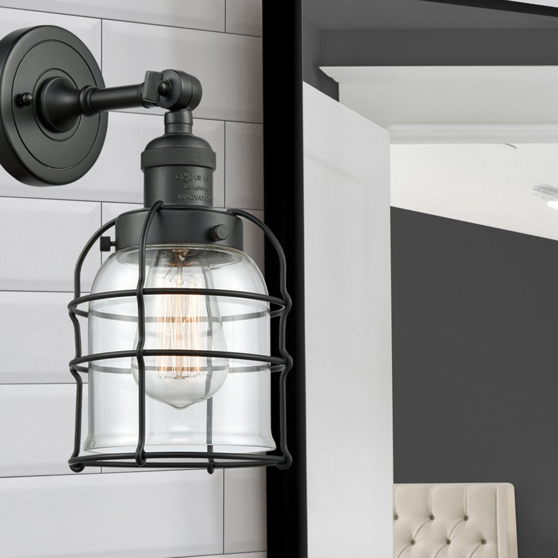 Richburg Dimmable Bath Sconce, Incandescent, Clear