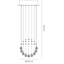 1 - Light Crystal Chandelier