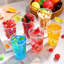 100 tasses en plastique transparent de 532 ml (18 oz)