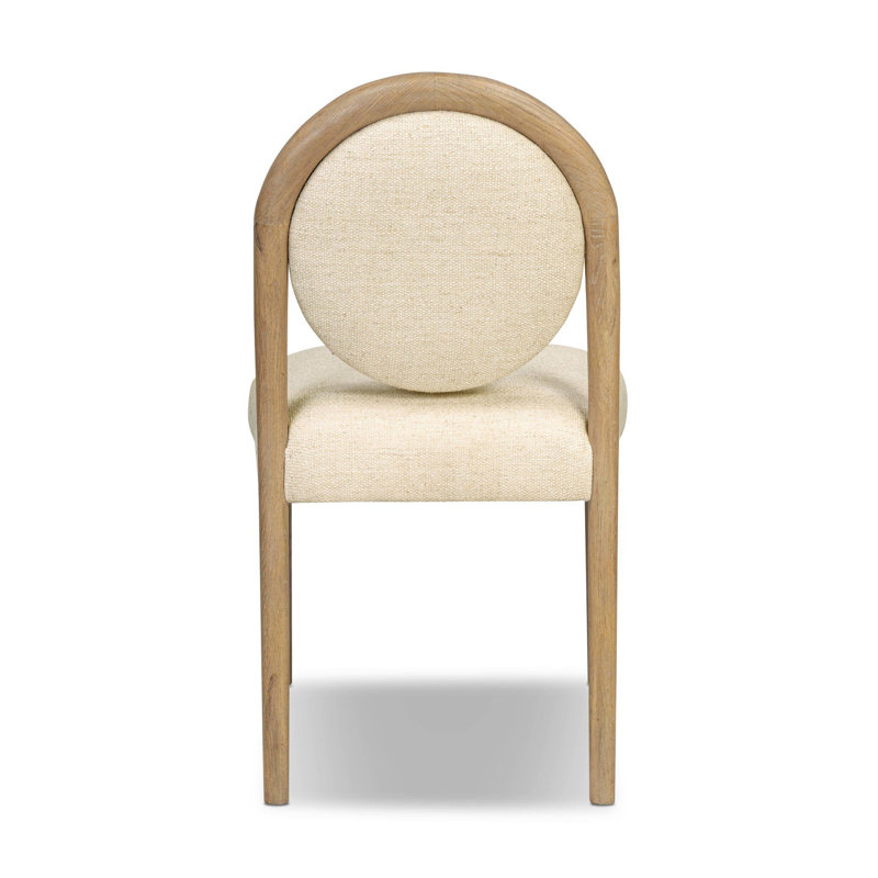 Prentiss Dining Chair-Nubuck Cigar, Thames Cream