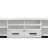 70.5" White Finish TV Stand With Drawers